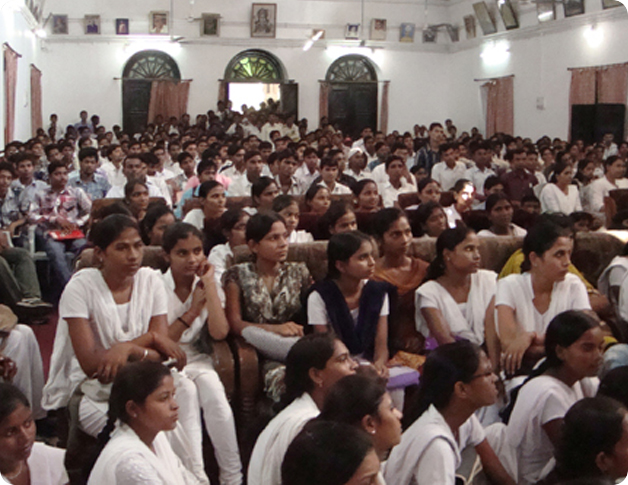 Students in auditorium